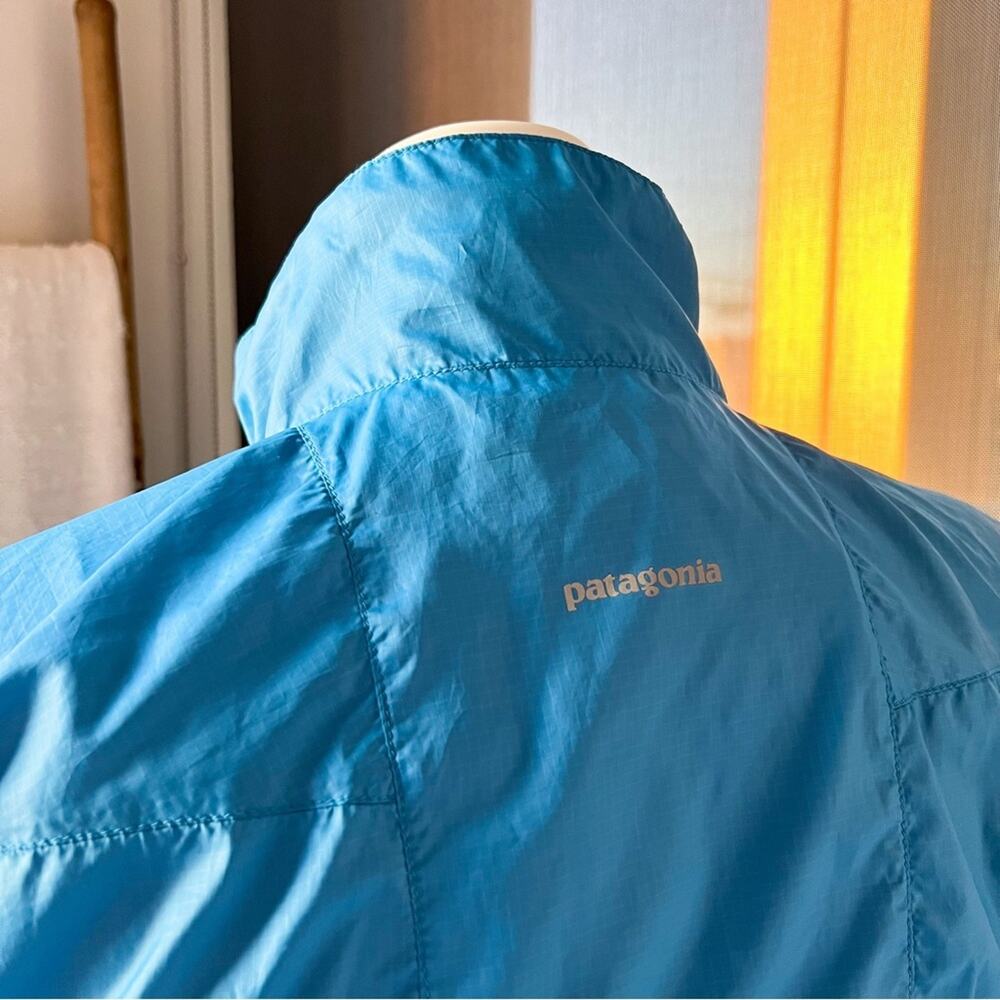 Patagonia Blue Long Sleeves Lightweight Zip Up Jacket Women’s Size Large - Picture 5 of 11